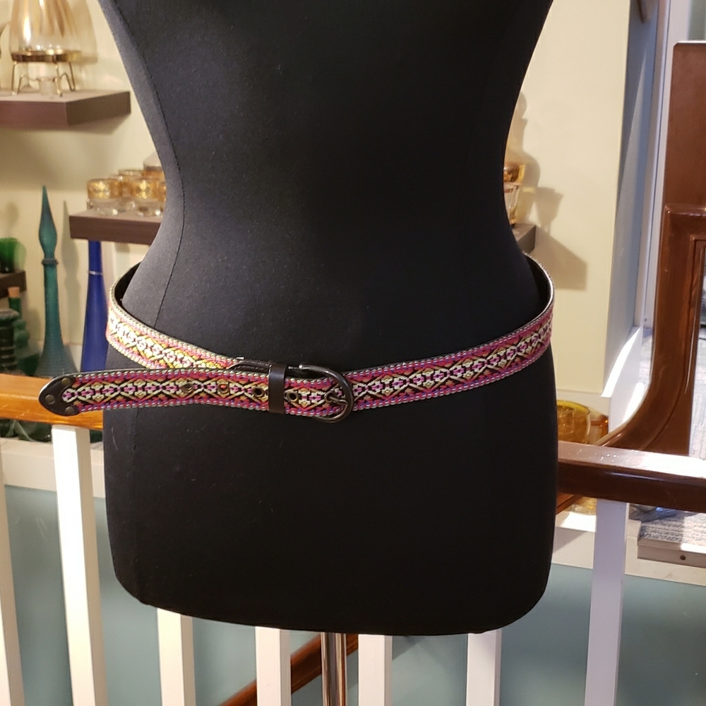 Target Plus Size Womes Western Red And Yellow Style Belt 40 "